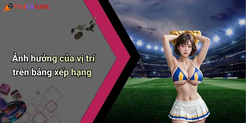 Ảnh hưởng của vị trí trên bảng xếp hạng