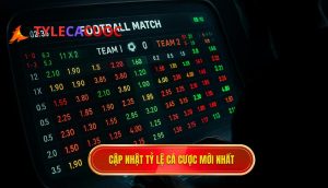 cập nhật tỷ lệ cá cược mới nhất