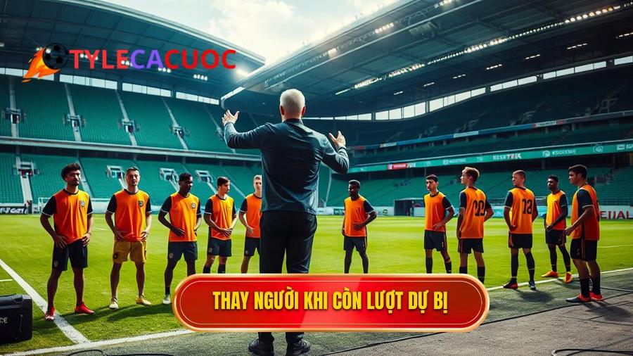 2. Kịch bản 1: Đội bóng còn quyền thay người